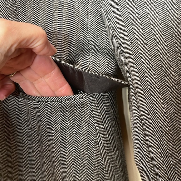 Tahari Grey Wool Blazer Jacket - Picture 7 of 14